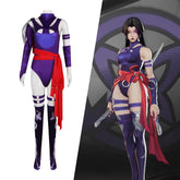 Marvel Rivals Psylocke Avenger Bodysuit Cosplay Costume for Halloween Stage Performance - Official Marvel Comics Character Outfit - Halloweez